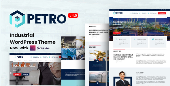Petro – Industrial Company WordPress Theme